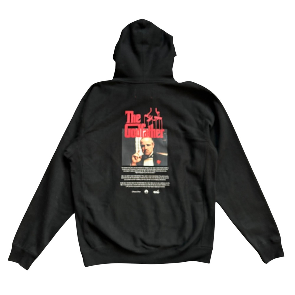 The Godfather Shoe Palace Hoodie Mens Large Black Graphic Movie Pullover